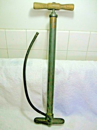 Antique Collectible Ford Script Brass Display Tire Pump - Model A - T - Tt - Fordson