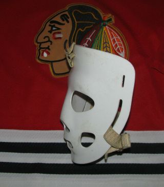 Vintage Sr Goalie Mask With Sraps (Cooper? - Mylec?) 3