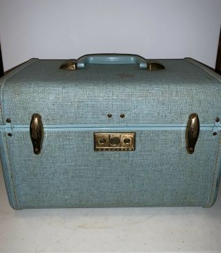 Vintage Samsonite Train Case Travel Luggage