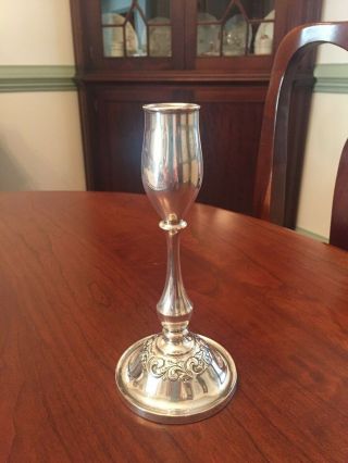 Vintage Towle Old Master 7 " Weighted Sterling Silver Candlestick 231
