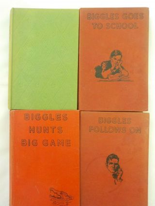 1/2 Price Biggles Hunts Big Game,  Chinese Puzzle,  Goes To School 1940/50 