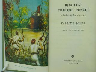 1/2 PRICE Biggles Hunts Big Game,  Chinese Puzzle,  Goes to School 1940/50 ' s 3