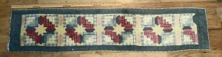 Vintage Patchwork Quilted Table Runner