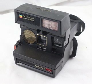 Vintage Polaroid 600 Land Film Camera - Retro