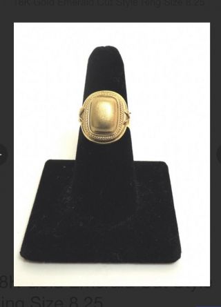 18k Solid Gold Vintage Ring