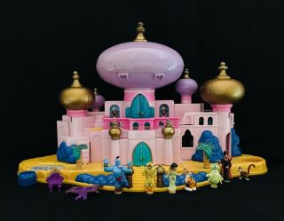Rare Vintage Disney Polly Pocket Aladdin/ Jasmine’s Royal Palace 100,