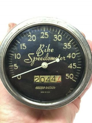 Vintage Bicycle Speedometer 1930 
