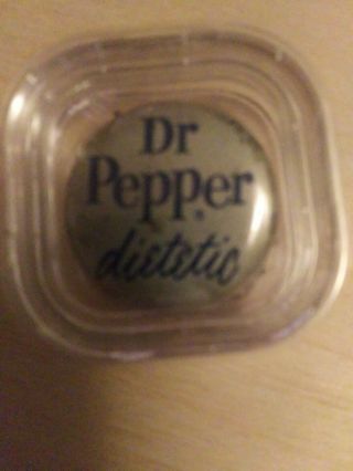Vintage Dr.  Pepper Dietetic Cork Bottle Cap Very Rare Hard To Find