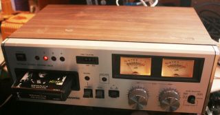 Panasonic Rs - 808 Vintage Stereo 8 Track Tape Player Recorder Well