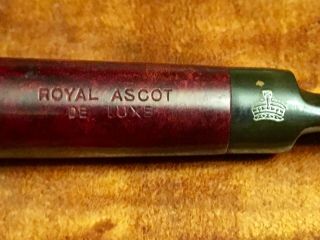 Vintage ROYAL ASCOT DE LUXE ALGERIAN BRIAR FRANCE Crown Pipe 5 3/4 