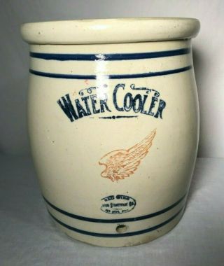 Antique Red Wing Water Cooler Crock Union Stoneware 5 Minnesota