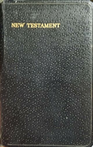 Collins Kjv King James Version Pocket Bible Testament With Psalms - Black 1952