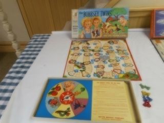 Vintage 1957 The Bobbsey Twins On The Farm Board Game Milton Bradley Complete
