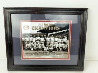 1918 Boston Red Sox 8x10 Team Photo Baseball Mlb Picture World Champs - Framed