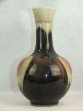 18TH / 19TH C CHINESE PORCELAIN LANGYAO TYPE FLAMBE VASE 2