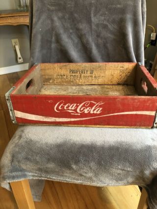 Old Vintage Coca Cola Wood Case Crate