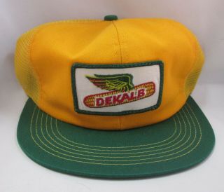 Vintage Dekalb Seed Snapback Cap Truckers Hat - K - Products