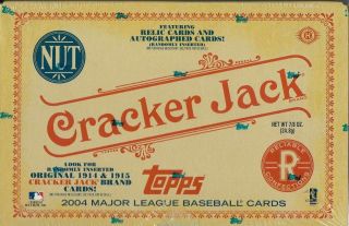 2004 Topps Cracker Jack Baseball Cards Factory Hobby Box