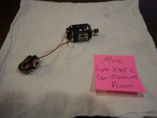 Vintage Mura Wasp C Can Motor W/ Pinion And Pickup Guide (see Pic)