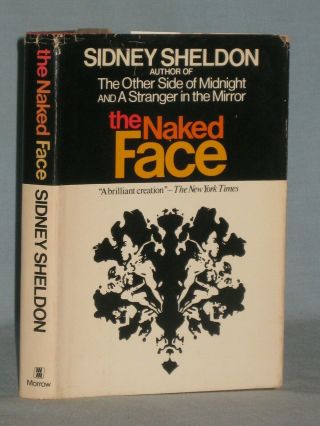 1970 Signed Book The Naked Face By Sidney Sheldon