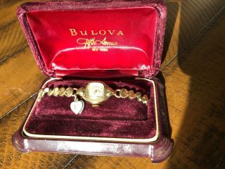 Vintage Bulova Womens Watch 10k Gold