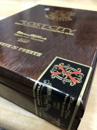 Solid Wood Empty Cigar Box - Limited Edition Opus X Fuente Fuente The Lost City 2