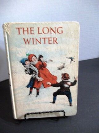 Vintage The Long Winter Laura Ingalls Wilder 1953 Little House On The Prairie