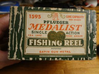Pflueger Medalist Fly Reel 1595 Box And Papers Only From 4/1951