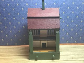 Dollhouse Miniatures Painted Green American Baby House 144 Scale,  Betty Spice
