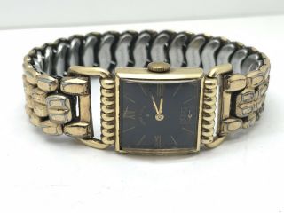 Mens Vintage Lord Elgin 14k Gold Filled Watch 21 Jewels 559 1940s - For Repair