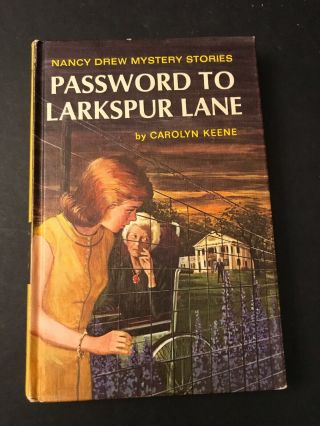Vtg Carolyn Keene / Nancy Drew Mysteries 10 Password To Larkspur Lane Hb 1966c