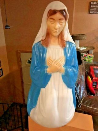 Vintage Empire Virgin Mary Blow Mold