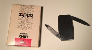 Vintage Zippo Pocket Knife / Money Clip - Item 7800