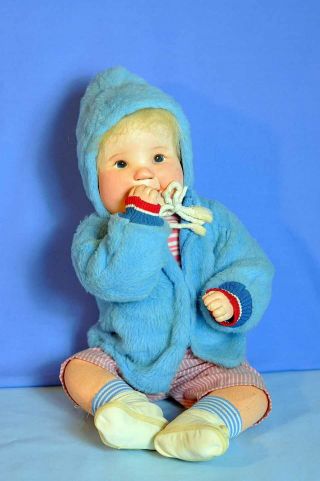 Vintage Ooak 1992 16 " Dianne Dengel Baby Doll Vgc