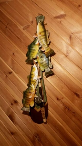Perch Sunfish Bluegill Wood Carving Fish Taxidermy Fish Decoy Casey Edwards 2