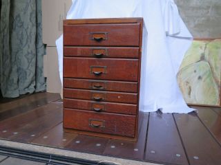 Vintage Drawers Filing Cabinet Chest / Industrial / Timber / Mid Century / Retro