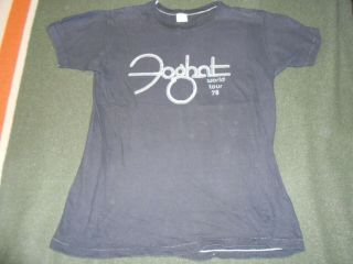 Vintage Foghat 1978 Tour Concert T Shirt Size L