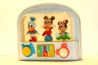 Disney Mattel Mickey Mouse Donald Duck Mnnie Vintage Toy Toddler Music Piano