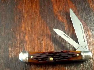 Vintage Schrade Peanut Limited Edition Folding Pocket Knife Made In Usa