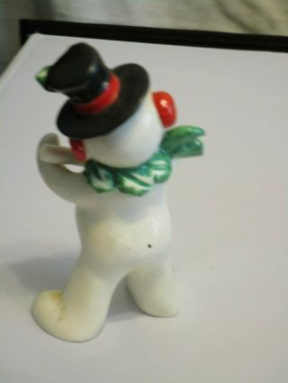 Vintage LIPPER & MANN L&M Snowman FIGURINE from early Japan 2