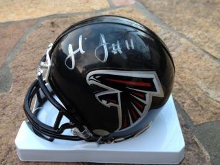 Julio Jones Signed Autographed Atlanta Falcons Mini Helmet Nfl Football