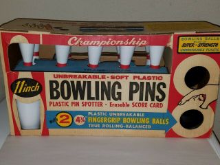 Look Vintage 1958 Transogram Championship Bowling Game