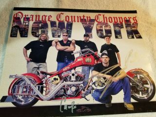 Orange County Choppers Autographed Photo