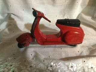 Vintage Vespa Motor Scooter Toy Made In Japan