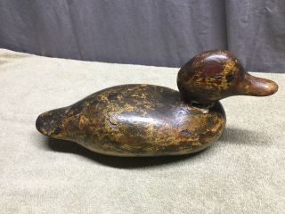 Antique Vintage Wooden Duck Decoy Old