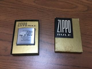 Vtg Zippo Advertising Tape Measure Box Mckenzie Moving Southfield Michigan