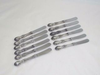 International Sterling Silver & Stainless Hh Butter Spreaders - Wild Rose
