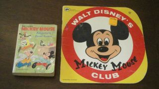 Vintage Mickey Mouse, .  A Big Little Book 1968 Whitman Mickey Mouse Club