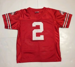 Ohio State Buckeyes 2 Jersey By Pro Edge Youth Kid Size Small 8 - 10.