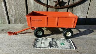 Vintage Allis Chalmers Wagon Spreader Ertl 1/16 Die Cast Farm Tractor Implement